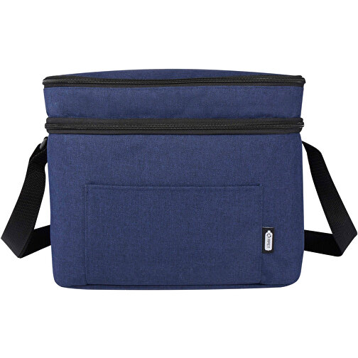 Tundra GRS RPET Kühltasche 13L , heather navy, GRS zertifiziertes recyceltes Polyester, 30,00cm x 25,00cm x 20,00cm (Länge x Höhe x Breite), Bild 3