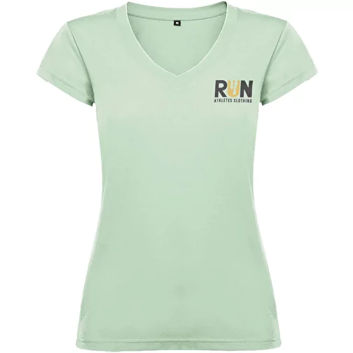 T-shirt Victoria à col en V et manches courtes pour femme, Image 2