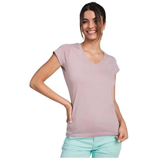 T-shirt Victoria à col en V et manches courtes pour femme, Image 4
