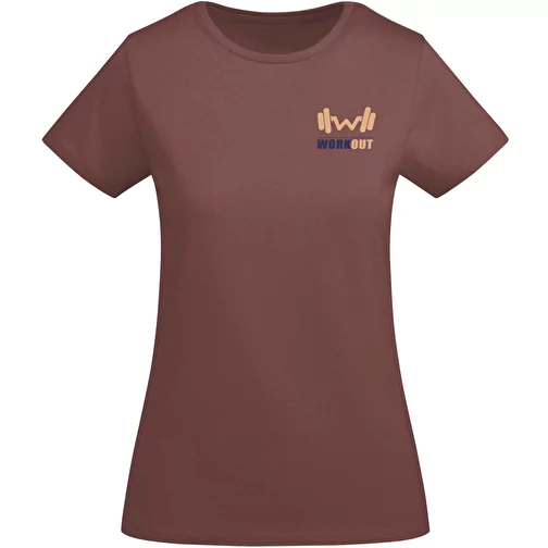 T-shirt a maniche corte in cotone biologico da donna Breda, Immagine 2