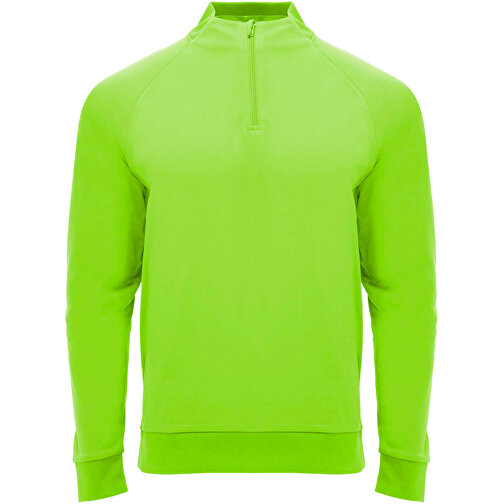 Epiro Half-Zip Sweatshirt Unisex , Fluor Green, Mesh mit Cool Fit Finish 100% Polyester, 200 g/m2, 2XL, , Bild 1