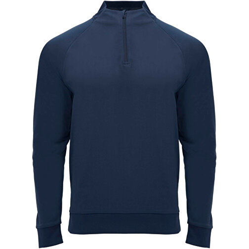 Epiro Half-Zip Sweatshirt Unisex , Navy Blue, Mesh mit Cool Fit Finish 100% Polyester, 200 g/m2, XL, , Bild 1