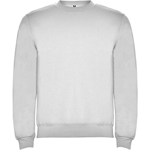 Clasica Sweatshirt Mit Rundhalsausschnitt Unisex , Ash white melange, Strick 50% Baumwolle, 50% Polyester, 280 g/m2, S, , Bild 1