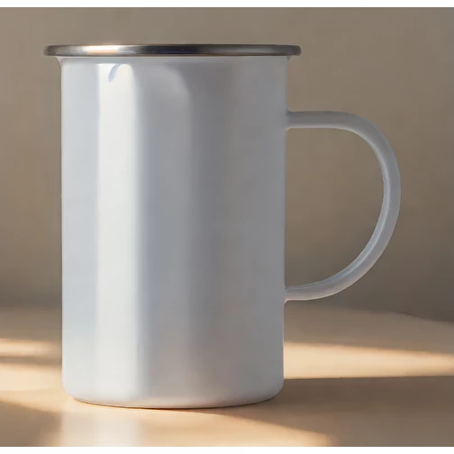 Mug émaillé en acier inoxydable Ayden, Image 2