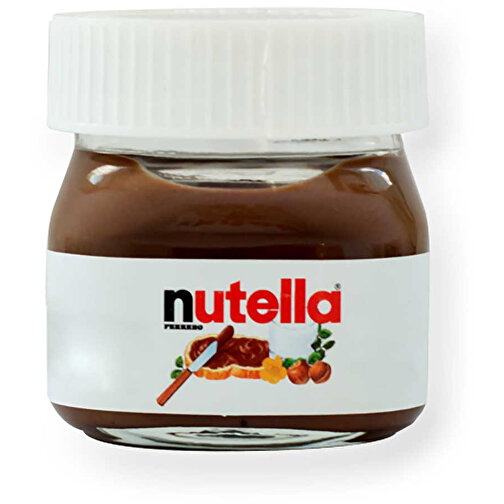 Nutella To-Go - Mit Lasergravur , Papier, Glas, Kunststoff, 8,00cm x 13,00cm x 4,00cm (Länge x Höhe x Breite), Bild 4