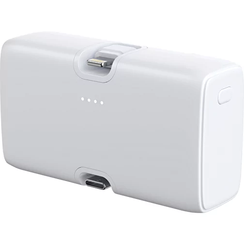 Urban Vitamin Los Angeles 20W Powerbank en plastique RCS rec., blanc, Image 2
