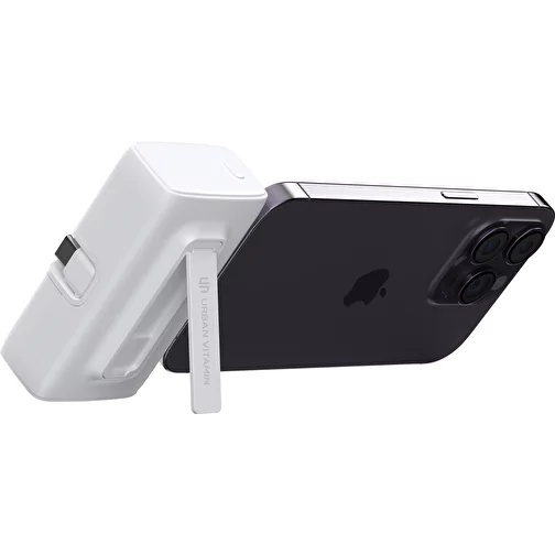 Urban Vitamin Los Angeles 20W Powerbank en plastique RCS rec., blanc, Image 4