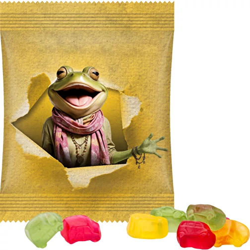 Mini-sachet 10 g, gomme aux fruits formes standard, Image 2