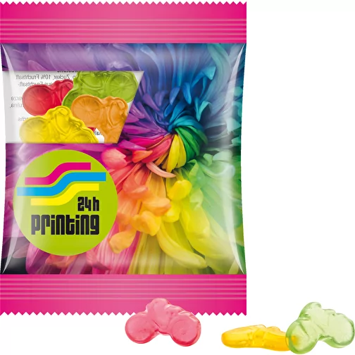Mini-sachet, gomme aux fruits Trolli, 10 g, Image 1