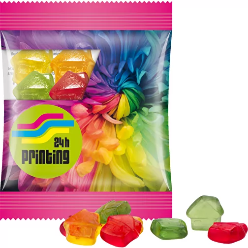 Mini-sachet, gomme aux fruits Trolli, 15 g, Image 1