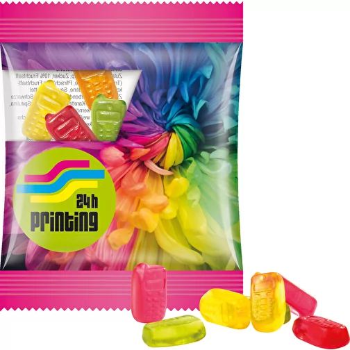 Mini-sachet, gomme aux fruits Trolli, 15 g, Image 1