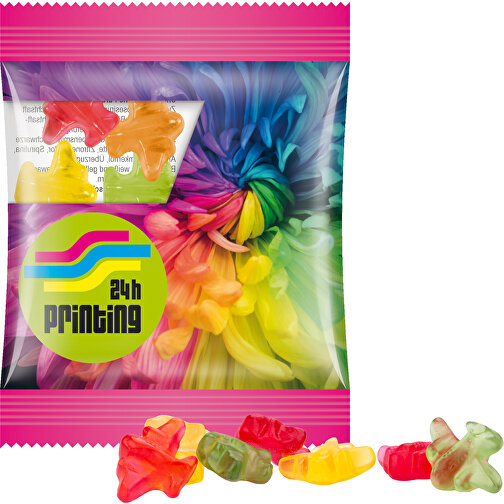 Minitüte, Trolli Fruchtgummi, 10 G , Trolli, Folie, 8,40cm x 7,00cm (Höhe x Breite), Bild 1