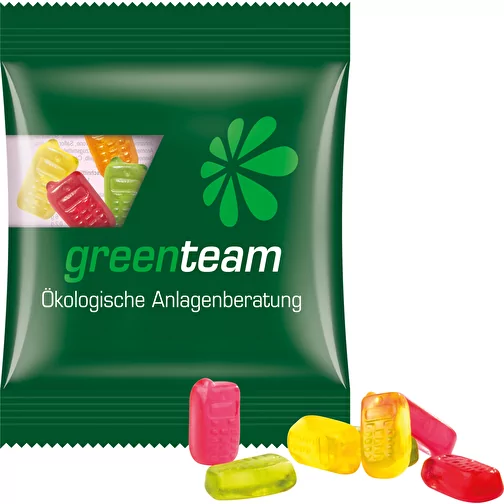 Mini-sachet, gomme aux fruits Trolli, 10 g, Image 1