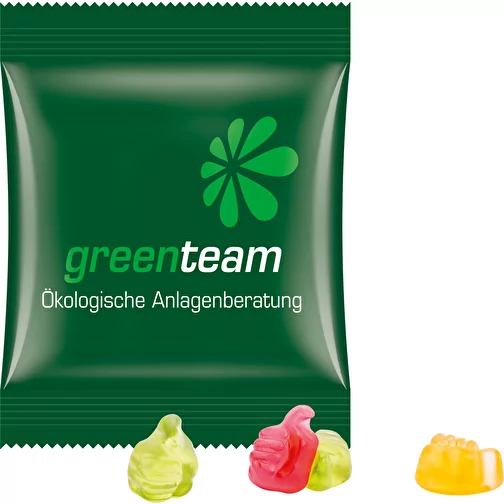 Mini-sachet, gomme aux fruits Trolli, 10 g, Image 1