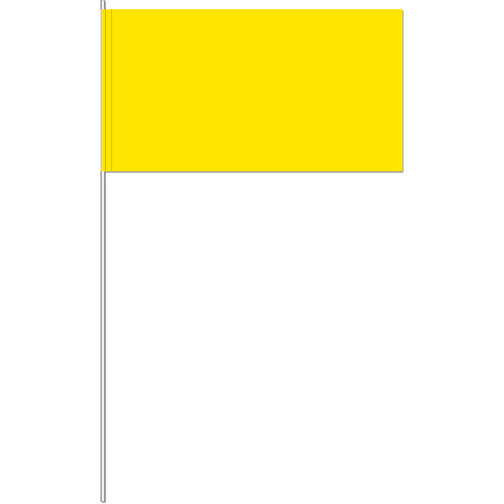 Dekofahne Gelb , Offsetpapier 80g/qm, 12,00cm x 40,00cm x 24,00cm (Länge x Höhe x Breite), Bild 1