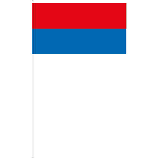 Dekofahne Rot/blau , Offsetpapier 80g/qm, 12,00cm x 40,00cm x 24,00cm (Länge x Höhe x Breite), Bild 1