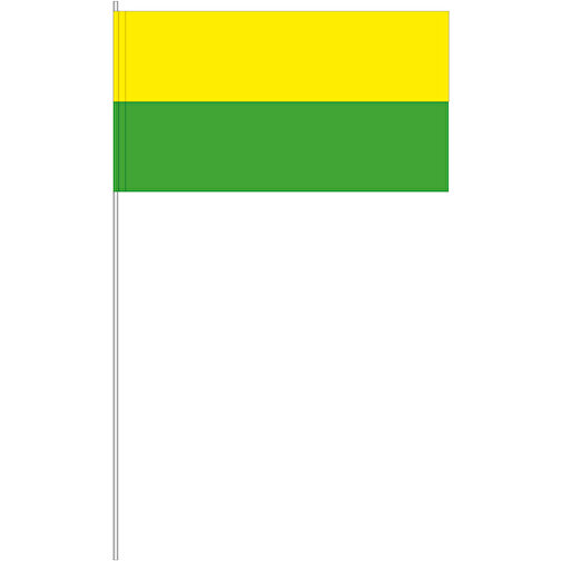 Dekorationsflag gul/grøn, Billede 1