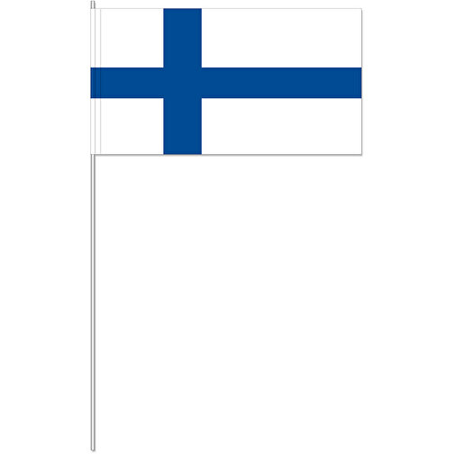 Dekofahne 'Finnland' , Offsetpapier 80g/qm, 12,00cm x 40,00cm x 24,00cm (Länge x Höhe x Breite), Bild 1