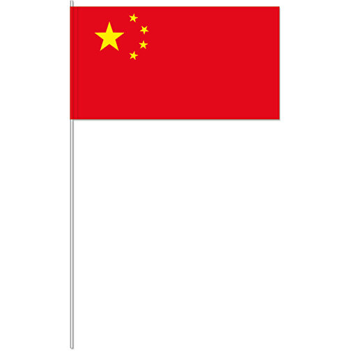 Dekofahne 'China' , Offsetpapier 80g/qm, 12,00cm x 40,00cm x 24,00cm (Länge x Höhe x Breite), Bild 1