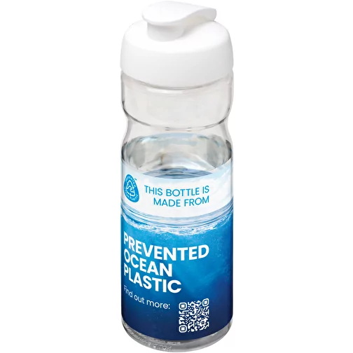 Bouteille de sport H2O Active® Eco Base 650ml avec couvercle à bascule, Image 2