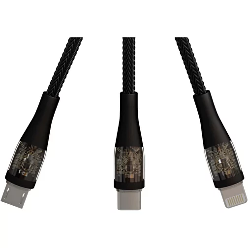 SCX.design C51 60W Câble de recharge rapide 5 en 1 en rPET avec affichage, Image 5