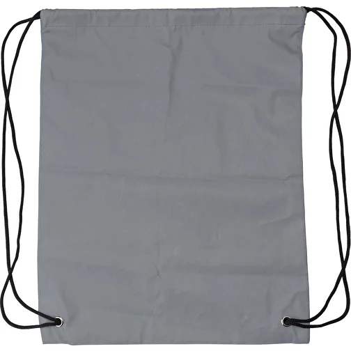 Sac à dos en synthétique (190D) avec cordelette réfléchissante Melila, Image 1