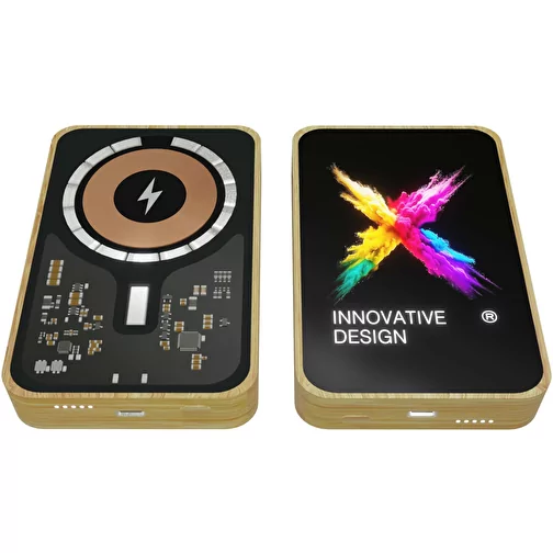 SCX.design P26 15W 5000 mAh MagSafe Powerbank en bois, Image 3