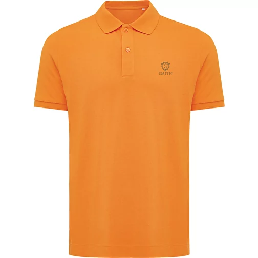 Polo piqué Iqoniq Yosemite en coton recyclé, orange, Image 3