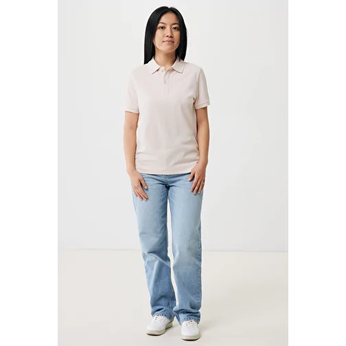 Polo piqué Iqoniq Yosemite en coton recyclé, cloud pink, Image 7