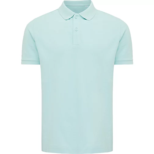 Polo piqué Iqoniq Yosemite en coton recyclé, crushed mint, Image 1