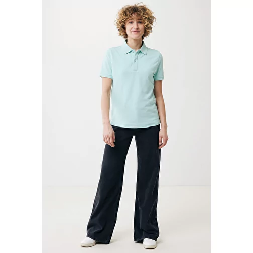 Polo piqué Iqoniq Yosemite en coton recyclé, crushed mint, Image 5
