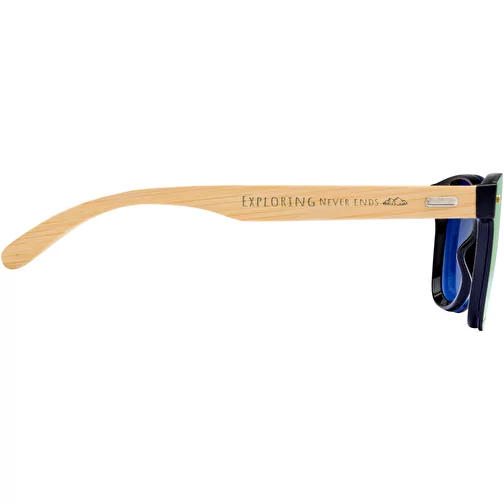 Tan Lunettes de soleil avec branches en bambou, Image 2