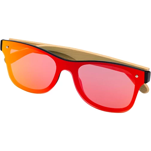 Tan Lunettes de soleil avec branches en bambou, Image 4