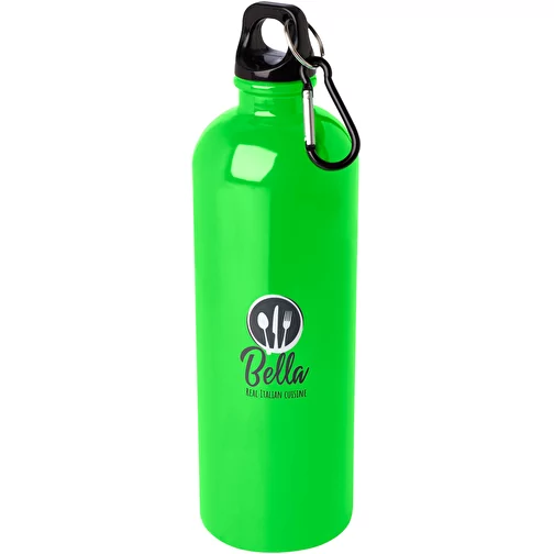 Gourde en acier inoxydable à simple paroi Oregon 750 ml, certifiée RCS, avec mousqueton, Image 2