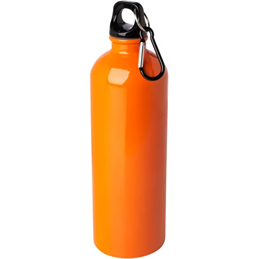 Gourde en acier inoxydable à simple paroi Oregon 750 ml, certifiée RCS, avec mousqueton, Image 1