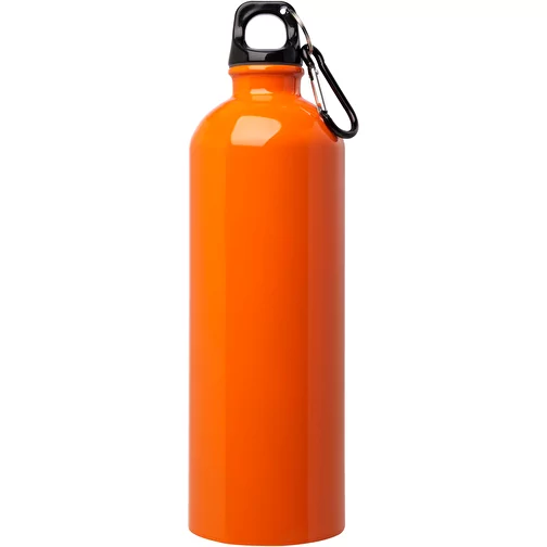 Gourde en acier inoxydable à simple paroi Oregon 750 ml, certifiée RCS, avec mousqueton, Image 3