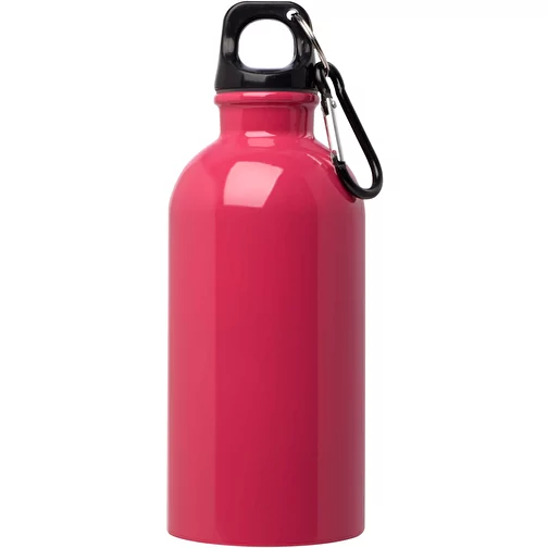 Gourde en acier inoxydable à simple paroi Oregon 400 ml certifiée RCS, avec mousqueton, Image 3
