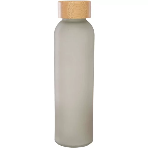 Bouteille Lume 500 ml en verre sodocalcique dépoli avec couvercle en bambou, Image 3