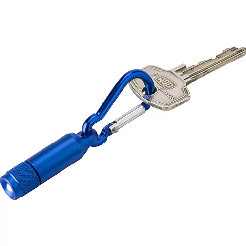 Mini-lampe de poche en aluminium avec mousqueton Tracy, Image 1