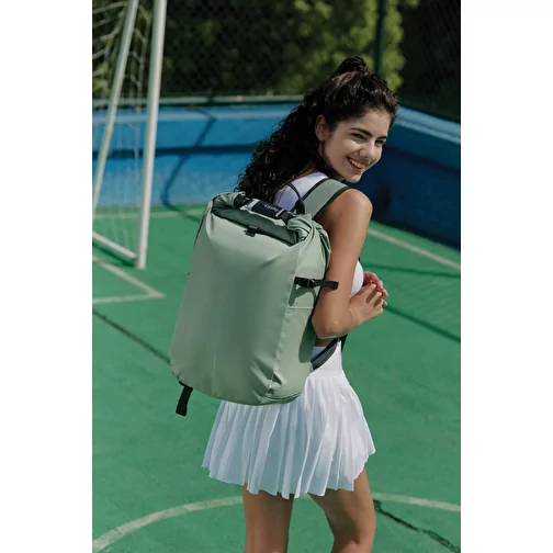 Urban sac à dos antivol hydrofuge, Iceberg green, Image 4
