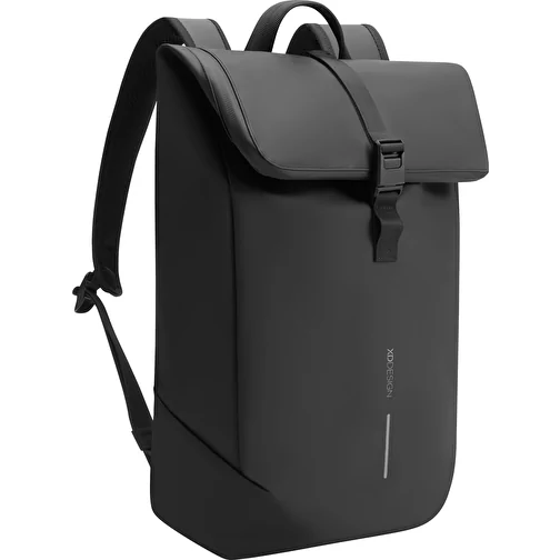 Urban sac à dos imperméable Flap-Top, noir, Image 10