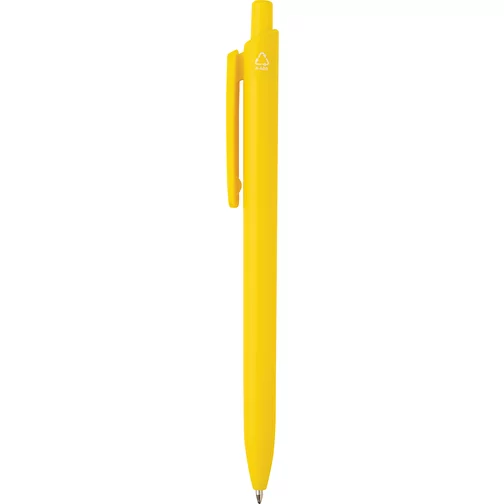 Stylo bille Botl en ABS recyclé certifié GRS, jaune, Image 3