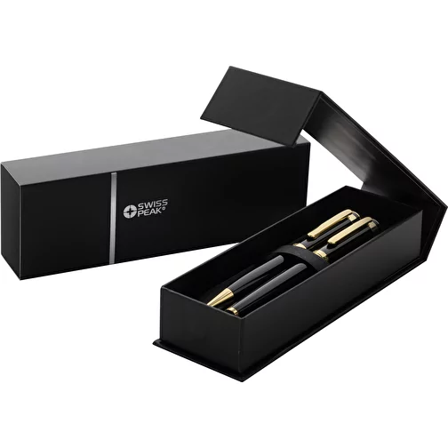 Swiss Peak Luca Deluxe set de stylos en laiton recyclé RCS, noir, Image 10