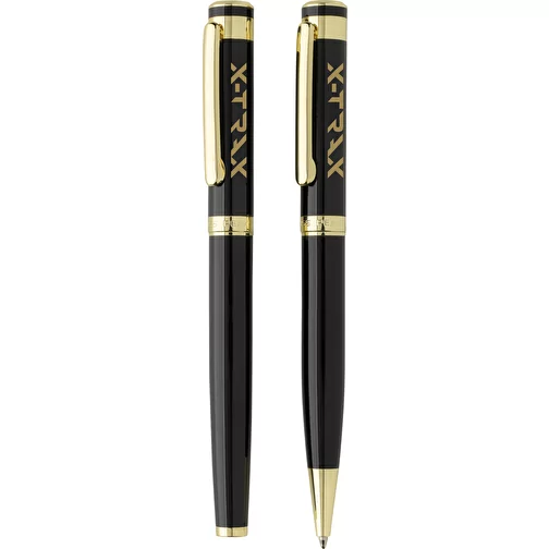 Swiss Peak Luca Deluxe set de stylos en laiton recyclé RCS, noir, Image 5