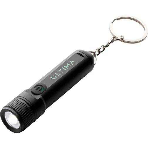 Gear X lampe de poche Key-Chain rechargeable ultra-lumineuse, noir, Image 7
