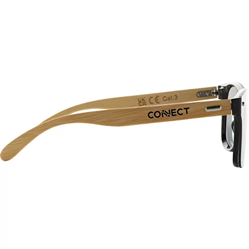 Prism Lunettes de soleil en plastique RCS rec. avec branches en bambou, marron, Image 5