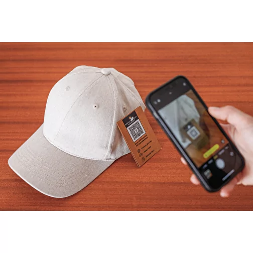Casquette Milo AWARET 6-Panel Heather, blanc cassé, Image 9