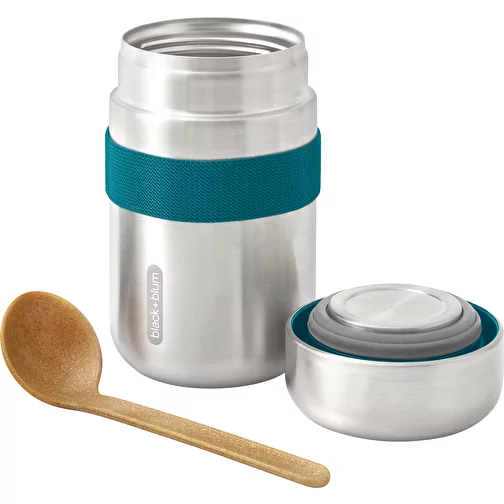 Flasque alimentaire Black+Blum 400ml, turquoise, Image 2