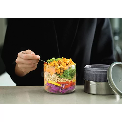 Black+Blum Glass Lunch Bowl 750ml, argenté, Image 10
