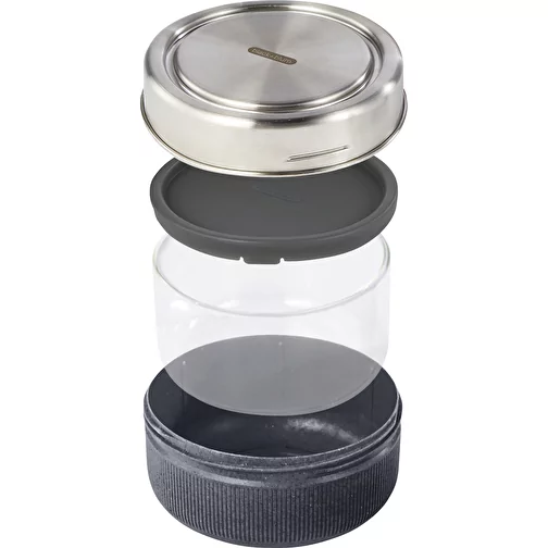 Black+Blum Glass Lunch Bowl 750ml, argenté, Image 3